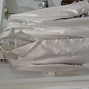 Chico's  eggshell  size 1, small jacket